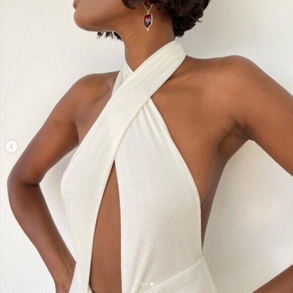 Savannah Morrow The Label Mariella Ivory Maxi Dress - Picture 3 of 11